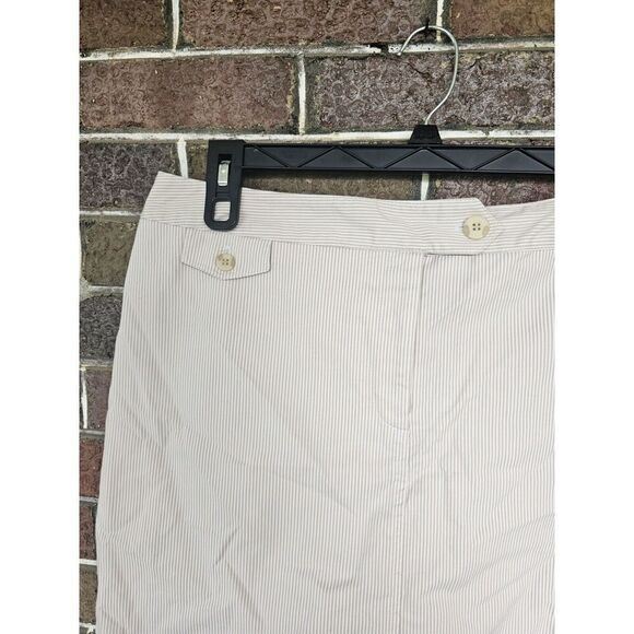 Briggs New York SKORT Womens Sz 16 Stretch Skirt Shorts Golf Tennis Stripe - Picture 3 of 6